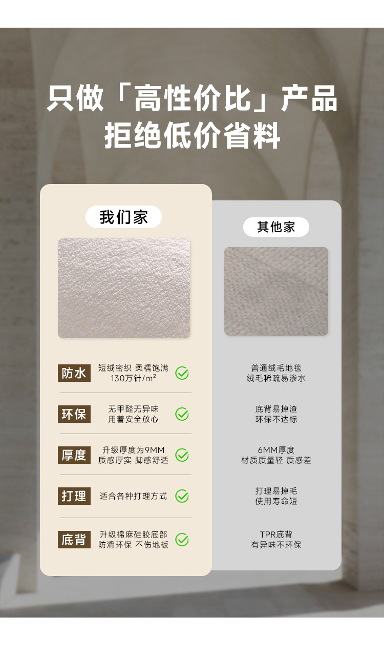 French secret garden waterproof and stain-resistant carpet, living room and bedroom coffee table carpet, light luxury and high-end style, Chinese-style bedside carpet pic 13