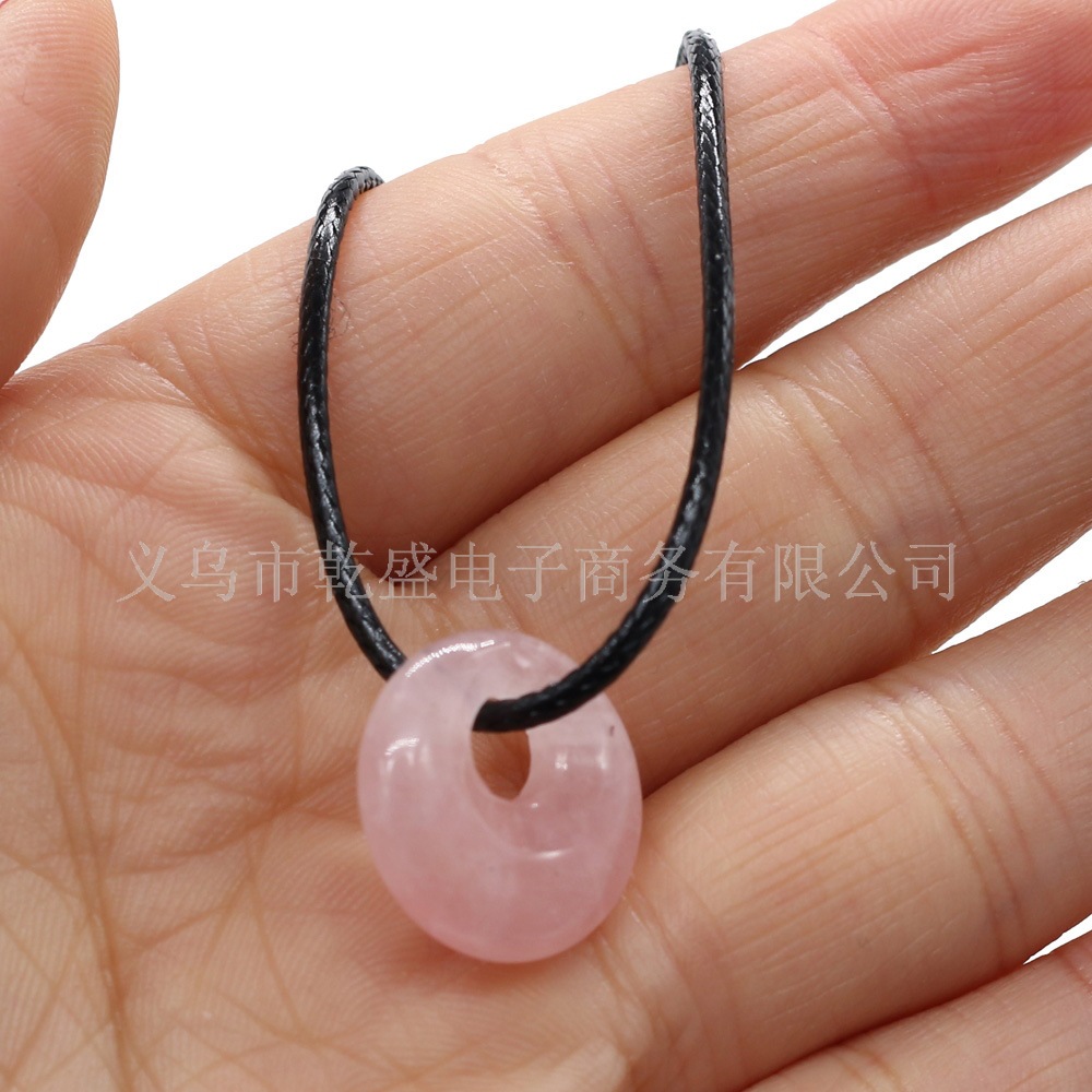 Exquisite natural stone semi-precious stone beads, large-hole beads, DIY jewelry accessories, handcrafted necklaces, wholesale pic 8