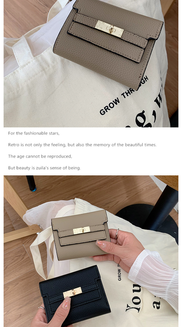 女士钱包ins女小钱包女款高级感 小折叠wallet短款手拿包跨境钱包详情13