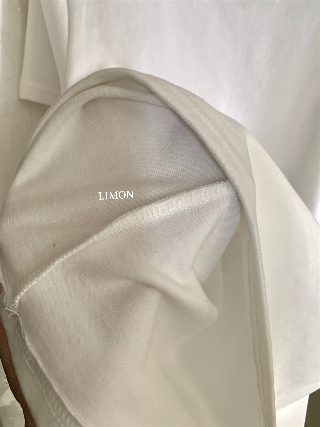 THE LEMON柠檬绿茶正肩磨毛短袖t恤女2024秋季新款百搭上衣打底衫详情74