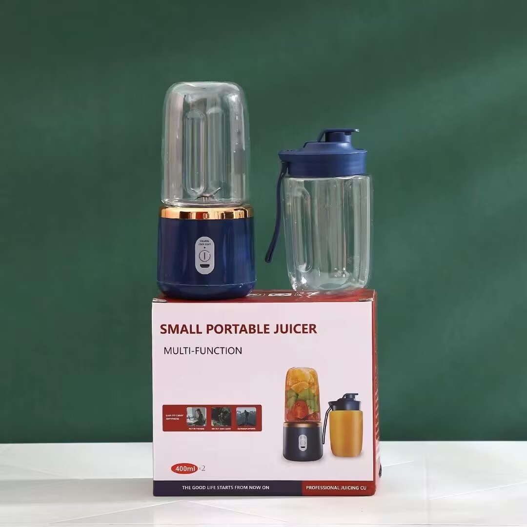 Cross-border six-blade fully automatic multi-functional juicer, portable rechargeable small household water juice pic 5