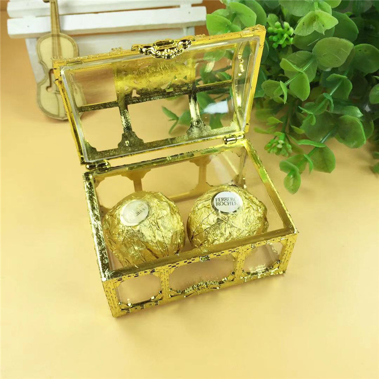 New creative wedding gift candy box plastic hollowed-out treasure box Ferrero candy box manufacturer wholesale pic 3