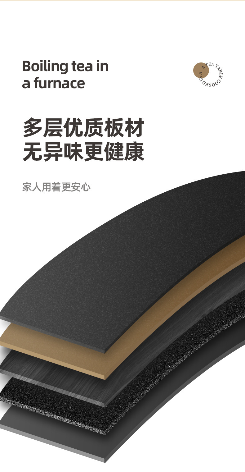 洋公子围炉煮茶桌多功能炭火桌折叠烤肉桌炭火围炉煮茶桌一件代发详情11
