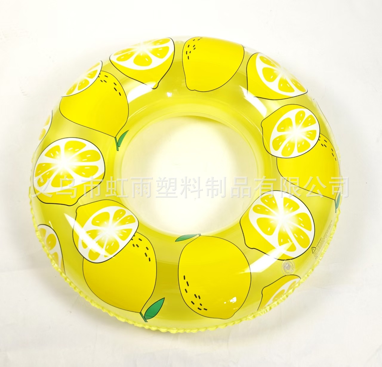 虹雨新款跨境黄色柠檬PVC充气水果圈儿童成人腋下游泳圈厂家直销运动户外游泳用品详情5