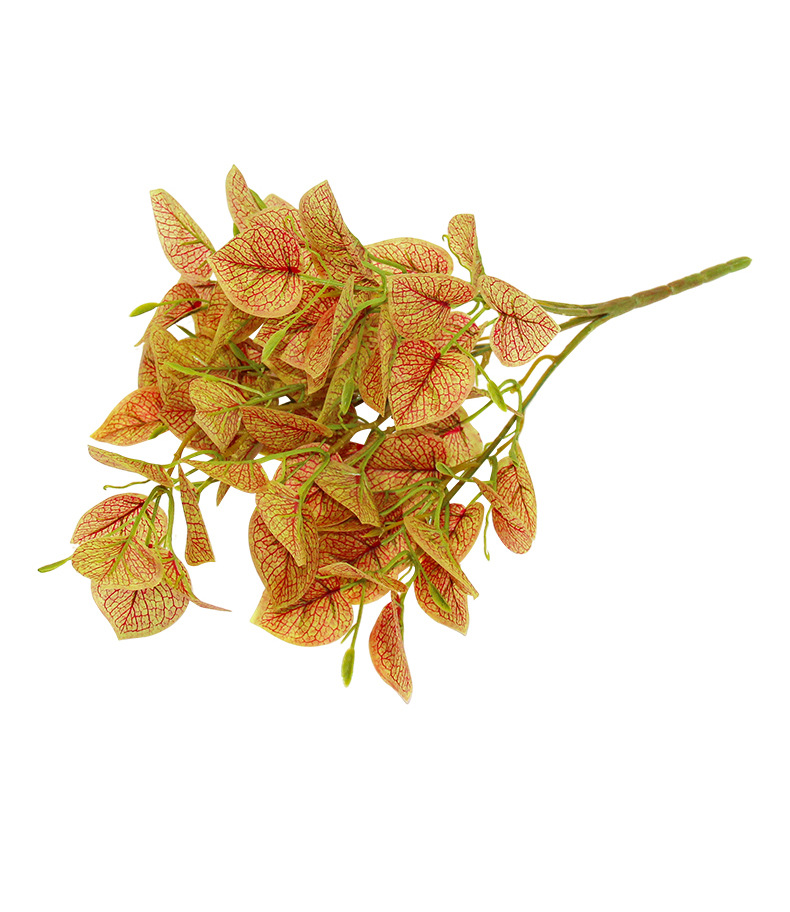 Artificial green plants, Perilla leaves, indoor multi-room desktop decoration, window display, outdoor garden landscaping, artificial bean leaves pic 10