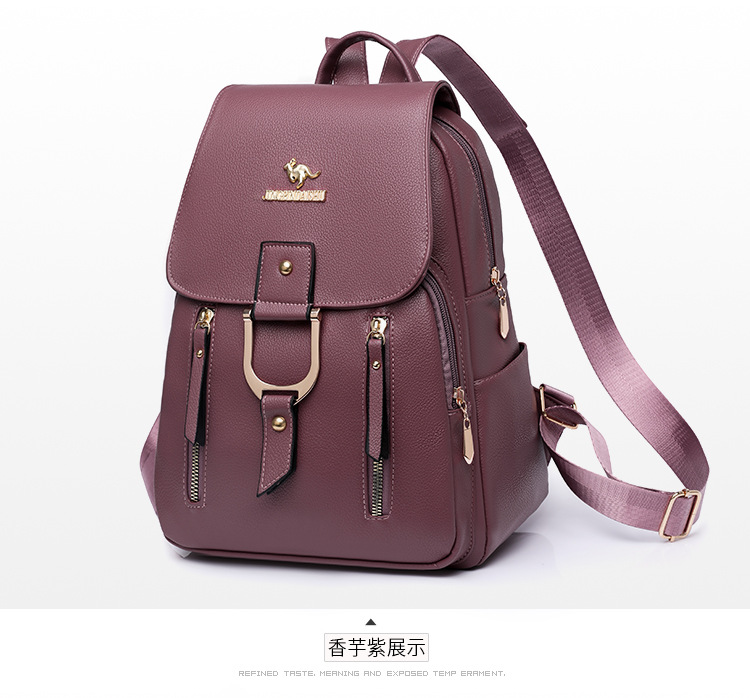 女士双肩背包高颜值多功能大容量背包2024春季新款洋气时尚休闲包详情20