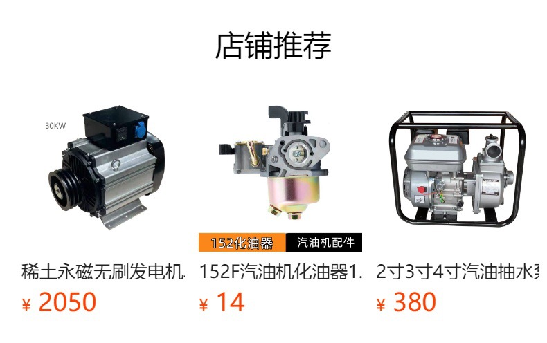 供二冲程小型便携式50HZ功率650WIE45动力110V60HZ 950发电机详情1
