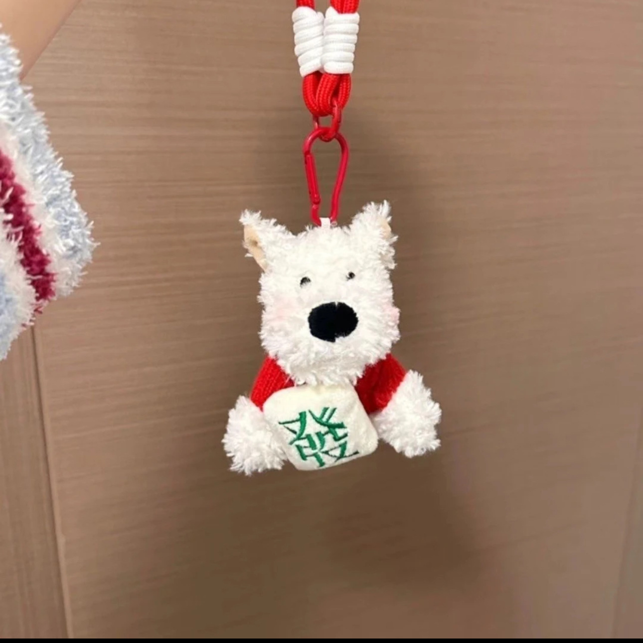 Best-selling Blind West Highland pendant, sloppy dog keychain accessory, creative doll bag, hanging dog pendant, small gift pic 13
