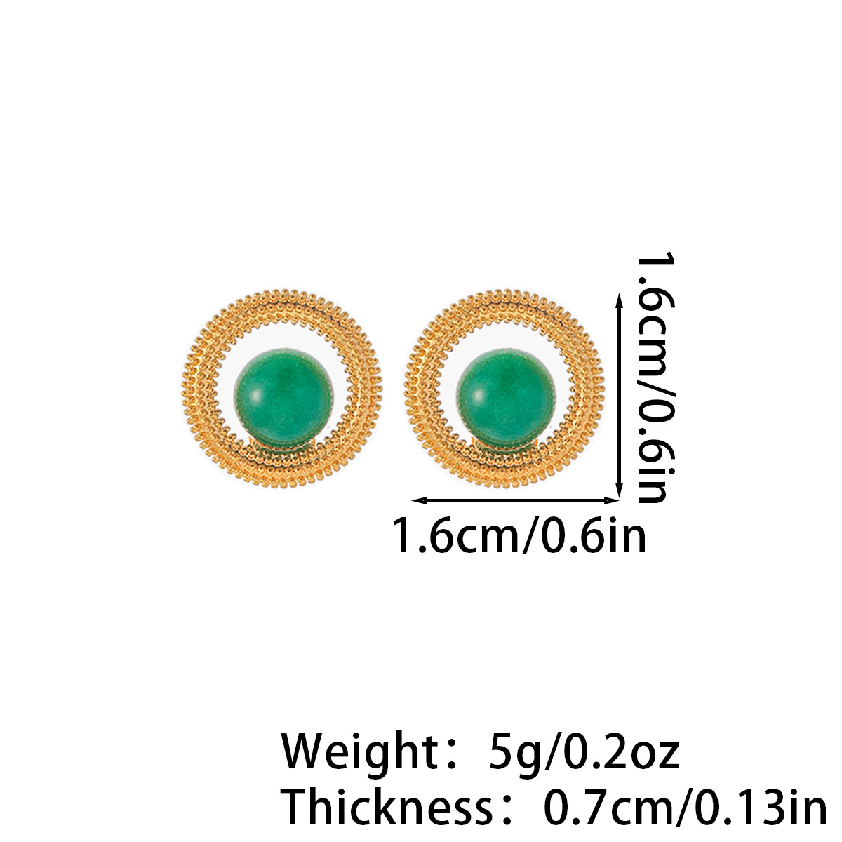 复古气质通勤款珍珠耳钉女士独特漂亮轻奢气质高级感耳环金色耳饰详情3