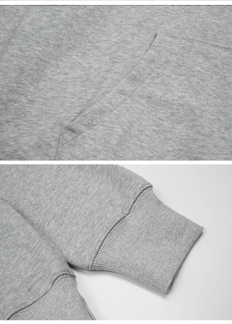 潮牌ami纯棉卫衣秋冬新款小爱心刺绣圆领长袖宽松休闲情侣装上衣详情13