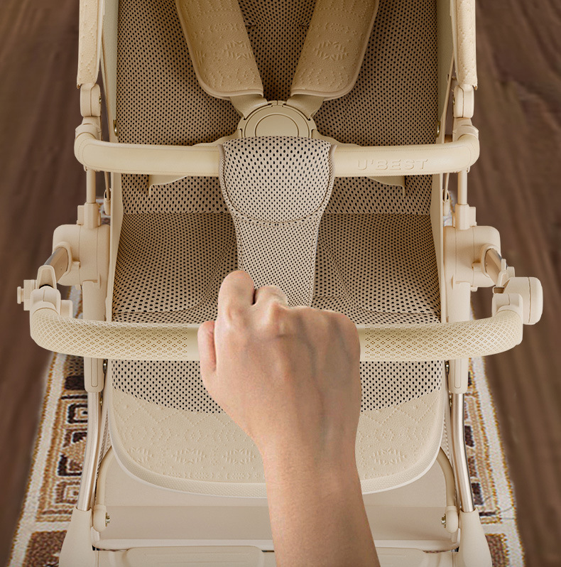 ubestV3 baby stroller, a lightweight bidirectional baby stroller that can be used for sitting or lying down, is foldable and portable pic 26