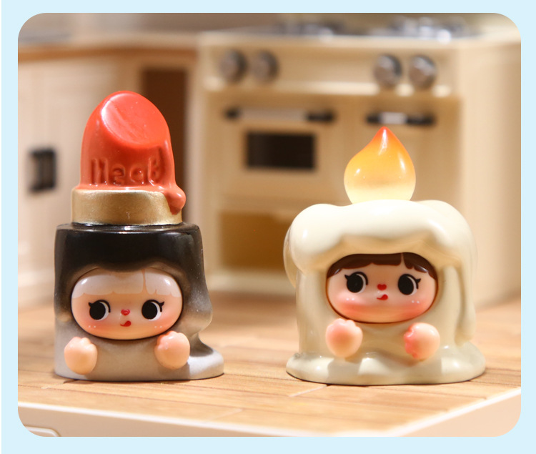 The cute and colorful girl home desktop decoration items, figurines, trendy resin handicrafts, etc. have been transformed into cute blind boxes pic 16