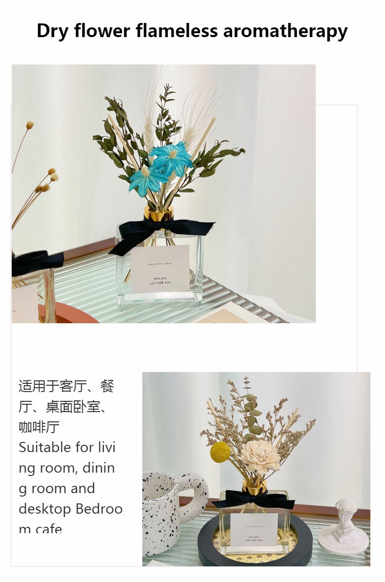 柿子事事如意香薰摆件玻璃瓶装香薰扩散器家居装饰摆件金属详情4