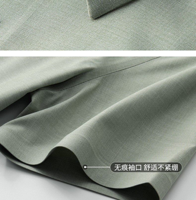 Modal Ice Silk shirt for men, short-sleeved, wrinkle-free, cool summer white shirt, high-end, seamless business formal wear pic 32