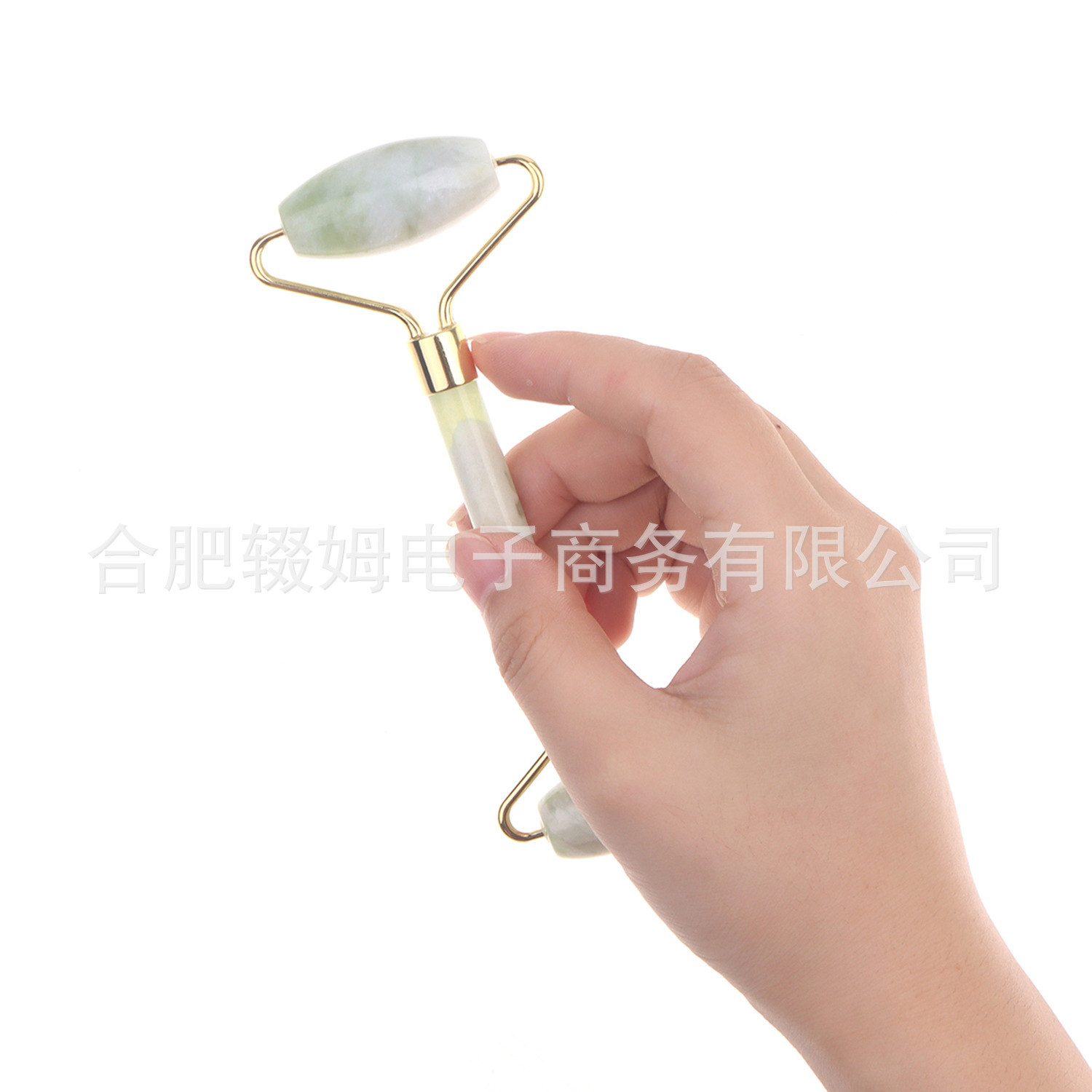 岫岩甲翠绿玉石滚轮按摩脸部刮痧板美容按摩器跨境经络保健按摩工具详情18
