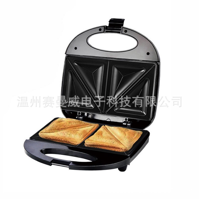 多功能早餐三明治机华夫机加热电饼铛牛排机烤面包轻食机吐司机详情9