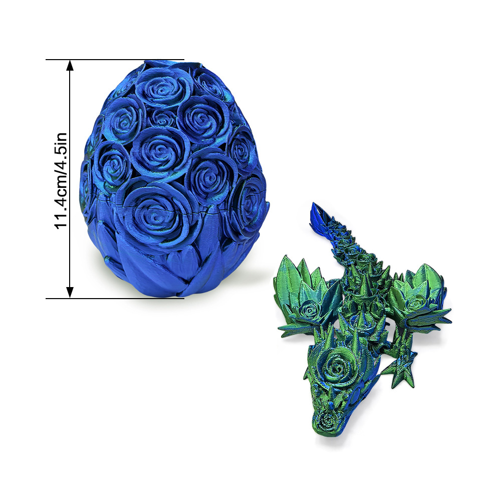 跨境热销3D打印玩具摆件新奇特神龙手办龙蛋飞龙减压潮玩工厂直销详情1