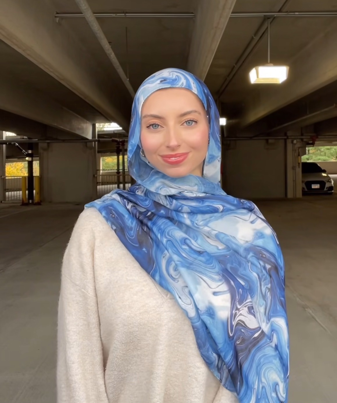 Hot-selling watercolor tie-dyed cotton scarf, Arabian modal cotton, Turkish Middle East headscarf, Internet celebrity style pic 18