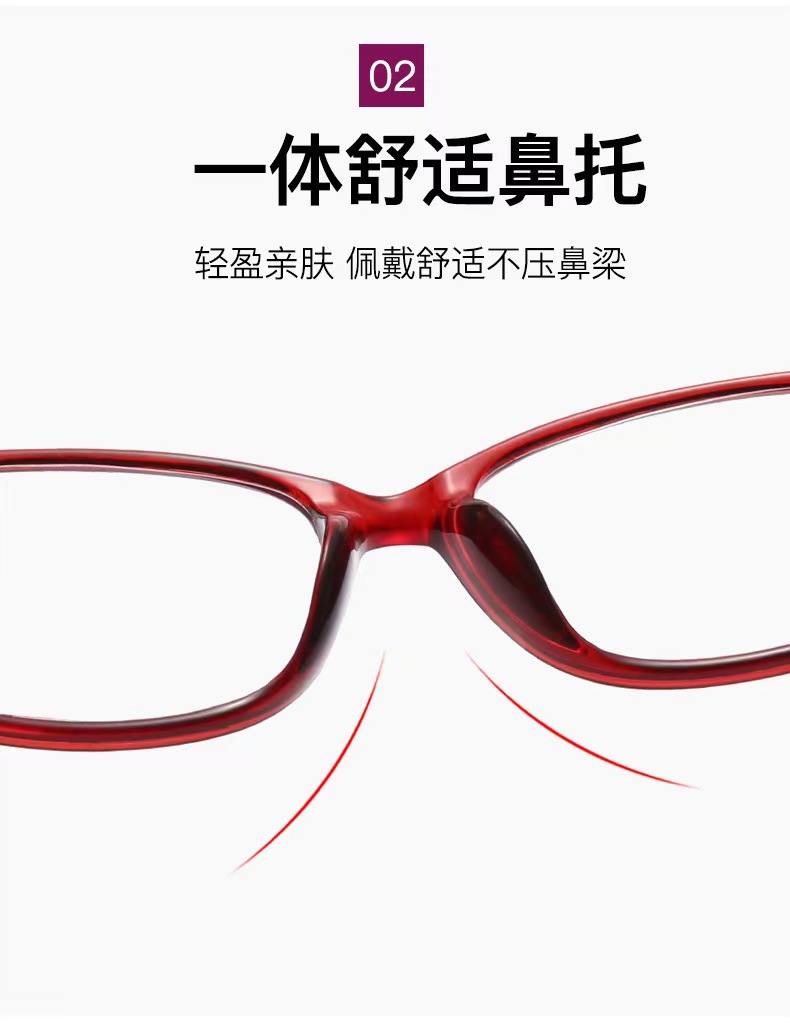 2022 nuevo anti-blu-ray gafas de lectura para mujeres versión coreana moda elegante mamá gafas de lectura al por mayor happy lake old view pic 10