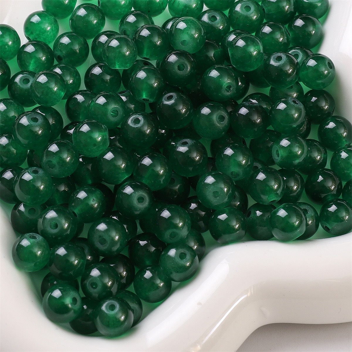 果冻色仿玉石珠子玻璃琉璃圆珠散珠手工diy发簪手链项链耳饰材料详情24