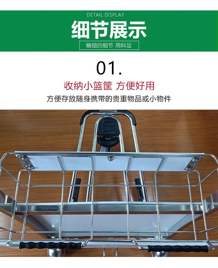 Supply stainless steel airport luggage carts, hotel luggage carts, and stainless steel airport trolleys pic 11