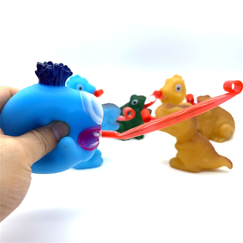 新款发哨声萌宠创意儿童抖音同款青蛙恐龙蛇回弹BB解压玩具吐舌头详情16