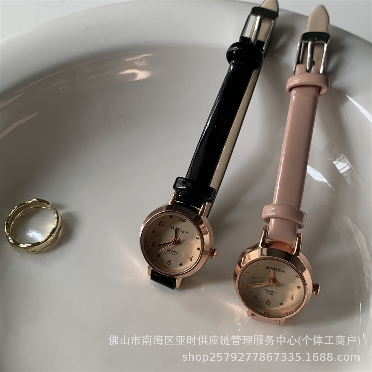 网红小众法式小表盘细带手表女学生文艺小清新女表石英表直播爆款详情3