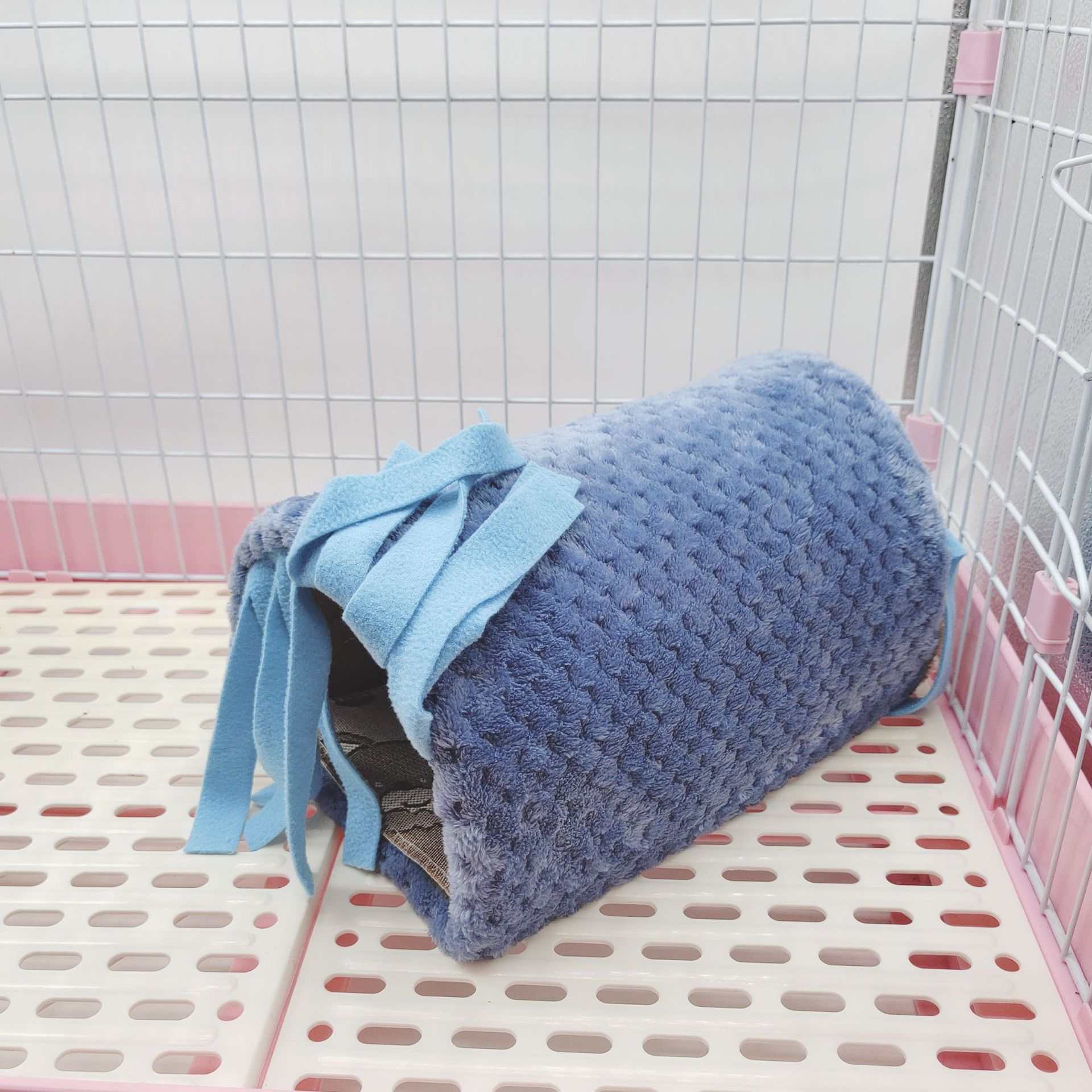 仓鼠豚鼠兔子流苏隧道窝 荷兰猪通道小型动物通道栖息场所隐蔽屋详情2