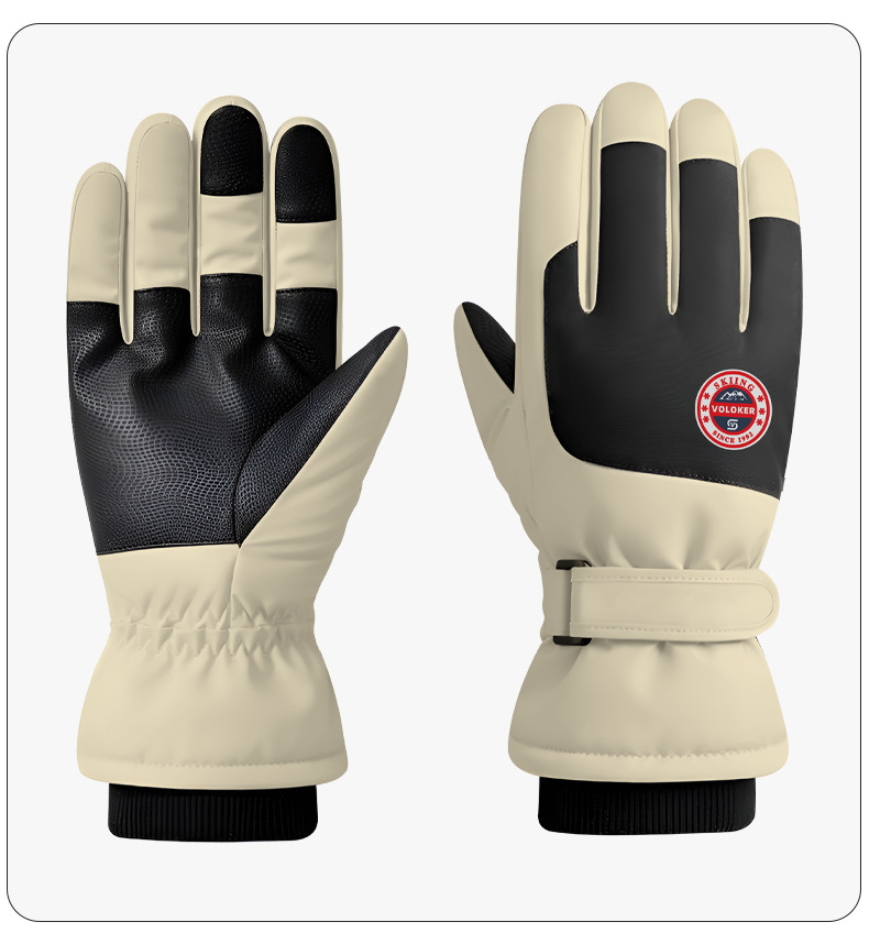 成人滑雪手套现货批发加绒保暖防风男女通用款冬季滑雪骑行必备详情16
