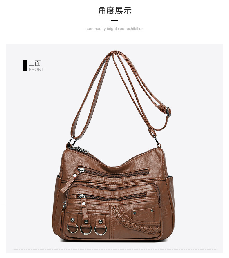 2025中老年妈妈包水洗皮单肩包斜挎包跨境女包潮流外贸女包单肩包详情22