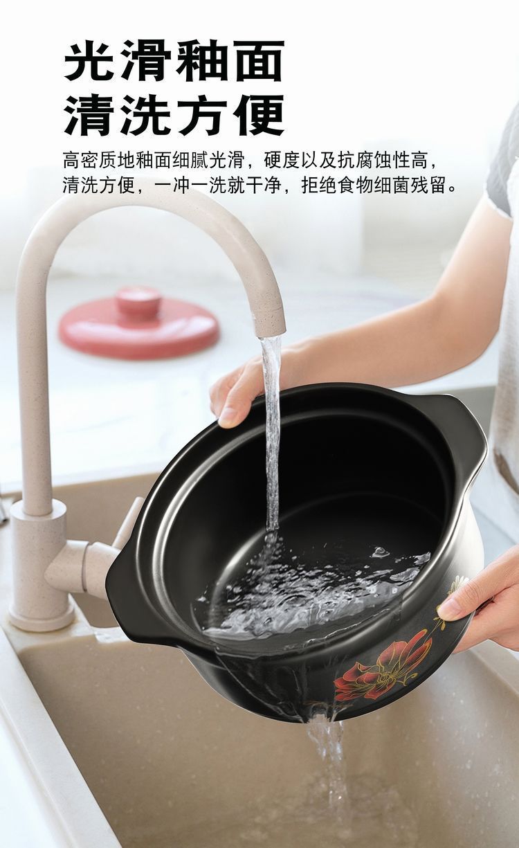 砂锅炖锅家用燃气明火黄焖鸡米饭小沙锅韩式陶瓷瓦罐汤煲厂家直销详情16