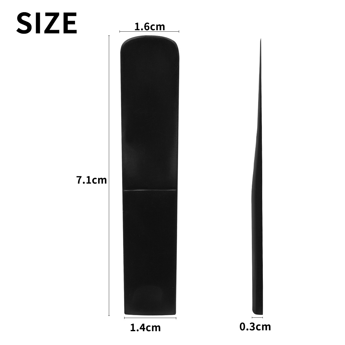 SLADE中音萨克斯树脂哨片2.5号降E调萨克斯哨片独立包装防潮哨片详情2