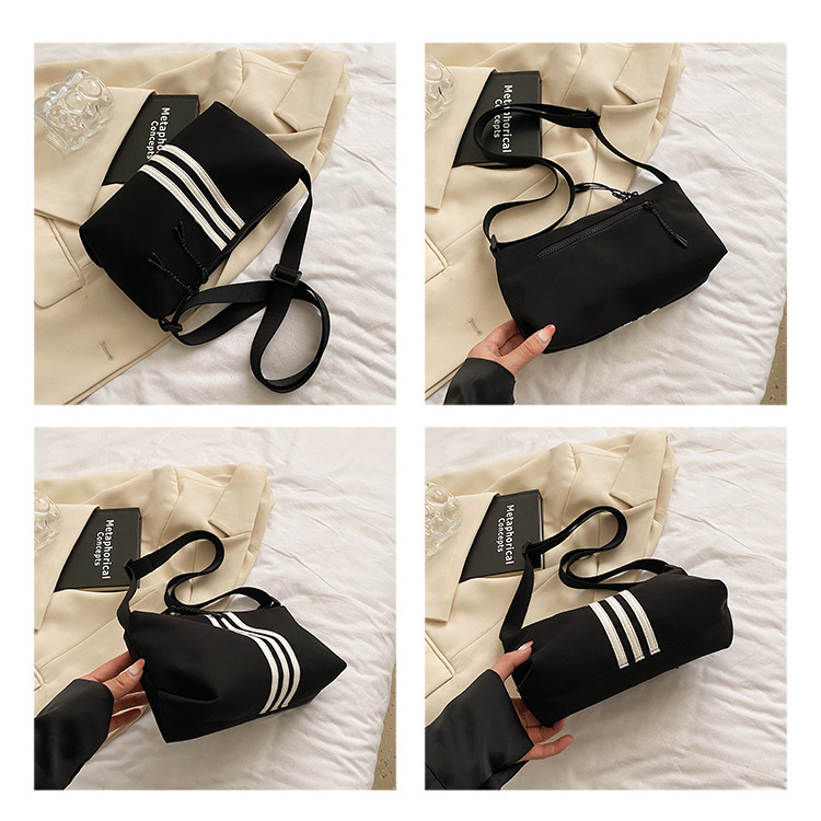 直播跨境货源外贸厂家新款休闲简约防水牛津尼龙布爆款斜挎包女包详情5