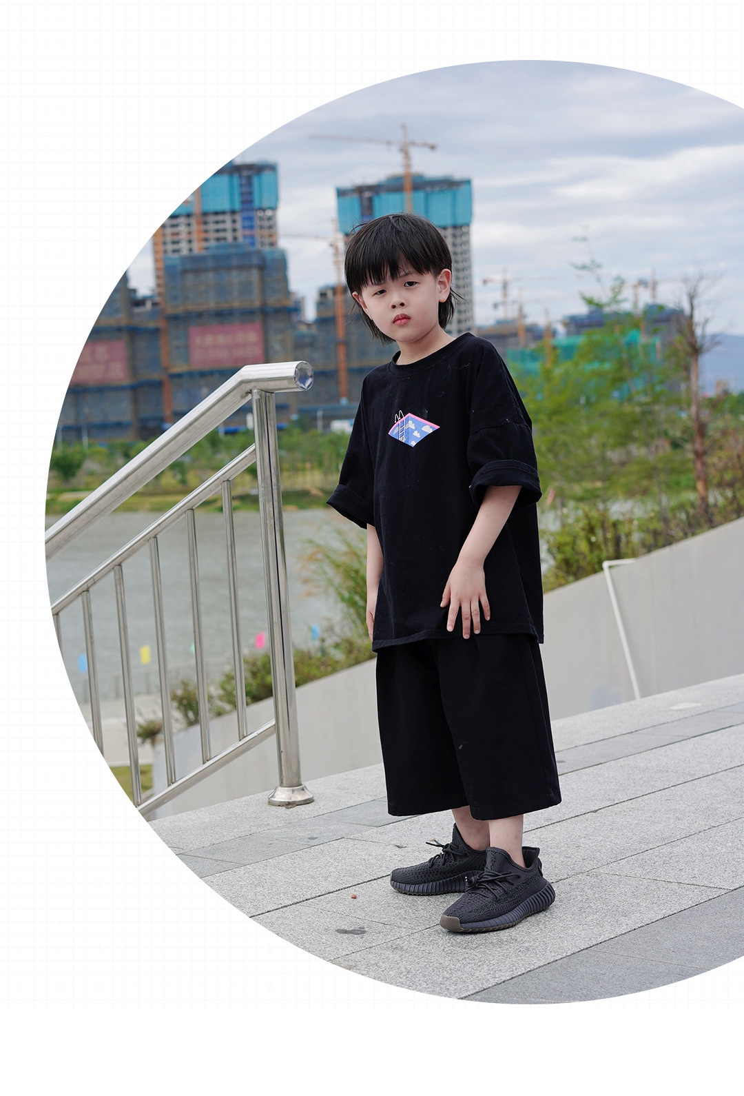 2024夏季莆田鞋椰子童鞋350真爆高弹轻便运动透气网面童运动鞋详情9