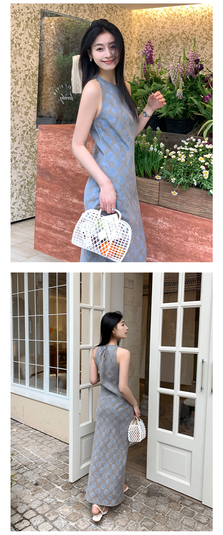 Rongtai Tencel Linen printed improved cheongsam sleeveless slimming dress for Women 2025 New style elegant A-line dress pic 21