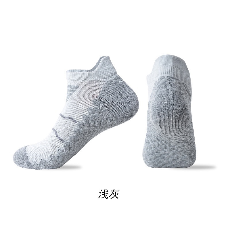 Spring and summer socks, short sports socks, outdoor running socks, anti-odor towel soles, shock-absorbing and anti-slip, couple basketball socks wholesale pic 5