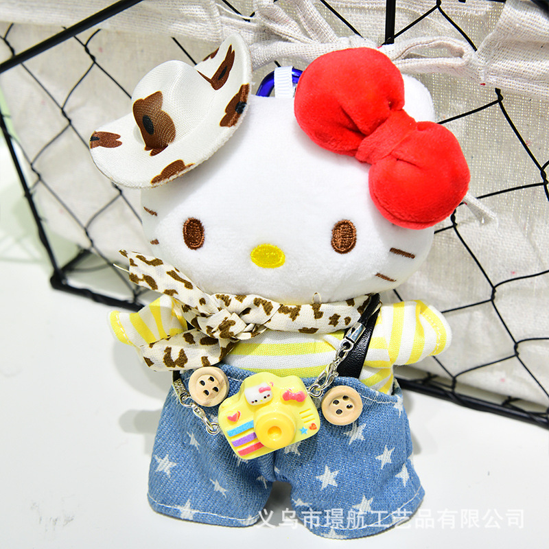 凯蒂猫小挂件可爱hellokitty毛绒公仔玩偶包包挂饰Kitty创意潮品详情14