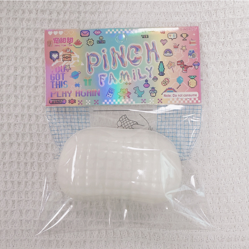 Wet soft slow rebound pillow, food and play paper bag packaging, fluid pinching fun stress-relieving toy, Pinching fun stress-relieving toy pic 5