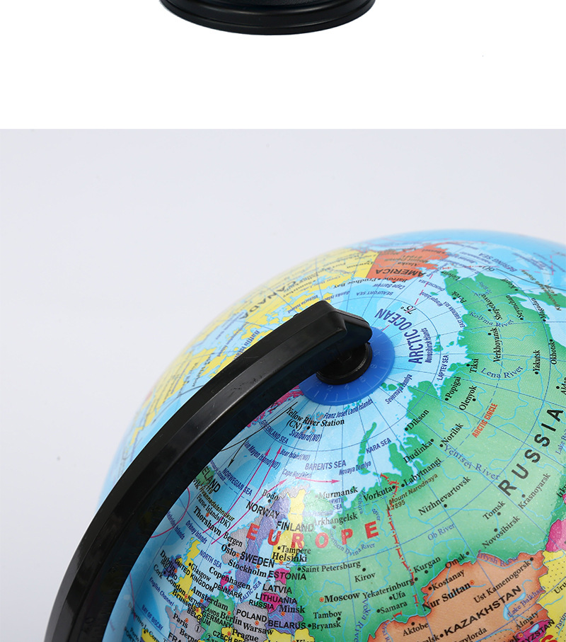 14.2cm高清标准教学地球仪智能地图学生专用地理课堂教具桌面摆件详情11