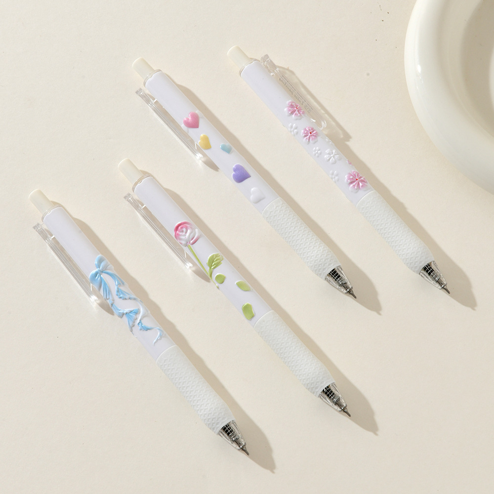 Chenxi Blank Fragrance Relief Pen 3D Gel Pen CS Double nib 0.5mm Black Signature Pen for students pic 27