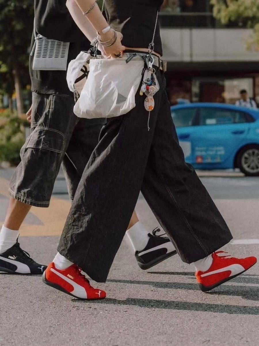 纯原openyy联名朴彩英同款PM赛车鞋低帮百搭情侣男女运动休闲鞋详情49