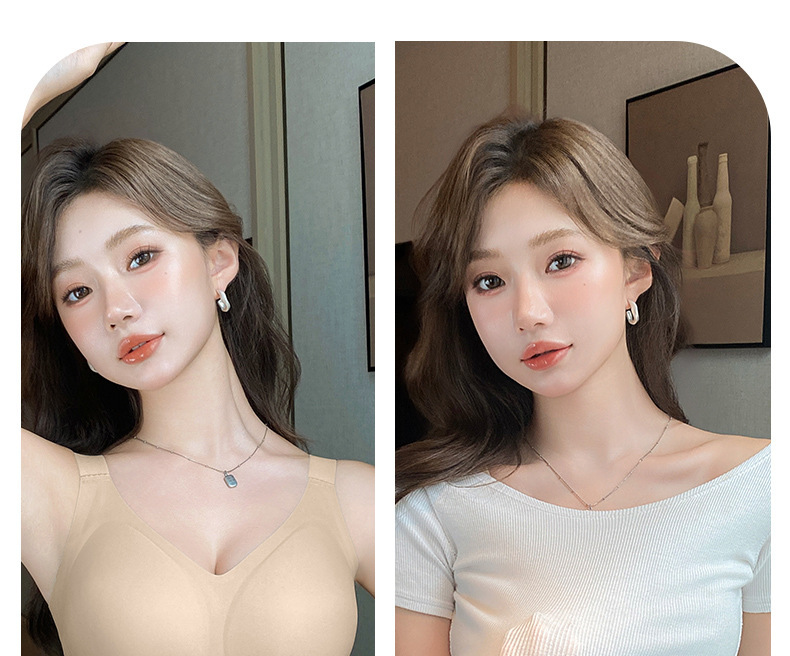 Full-cup, form-slimming, seamless lingerie for women, no underwire, tapering breasts, anti-sagging, lifting, soft support bra pic 12