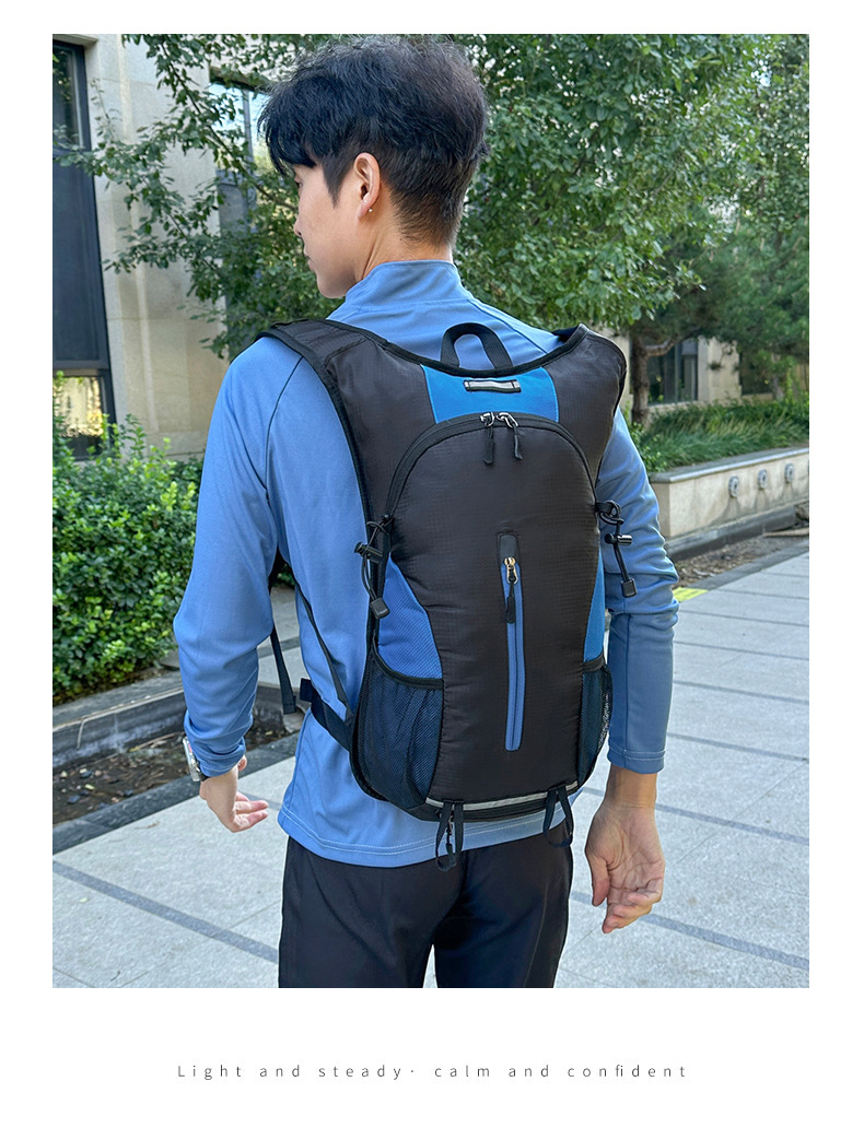 Outdoor sports cycling backpack, ultra-light hiking and mountaineering bag, wear-resistant, waterproof, lightweight travel multi-functional backpack pic 20