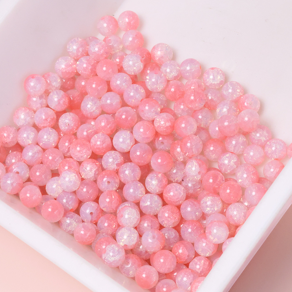 新10mm三色冰魄裂纹珠手工琉璃串珠散珠diy饰品手链配件项链材料详情12