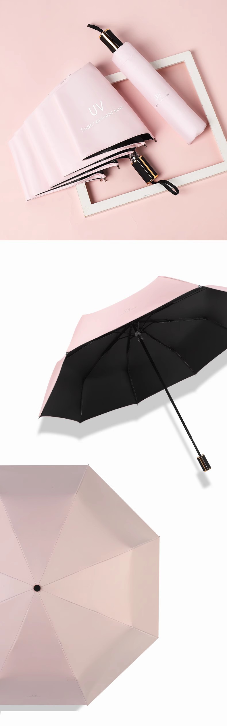 全自动雨伞男大号双人女晴雨两用遮阳伞防晒伞防紫外线广告印logo详情59