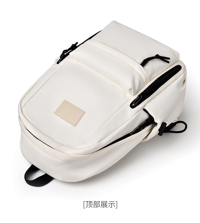 New cross-border casual backpack, simple backpack, fashionable large-capacity backpack for junior high school, high school and college students, women pic 18