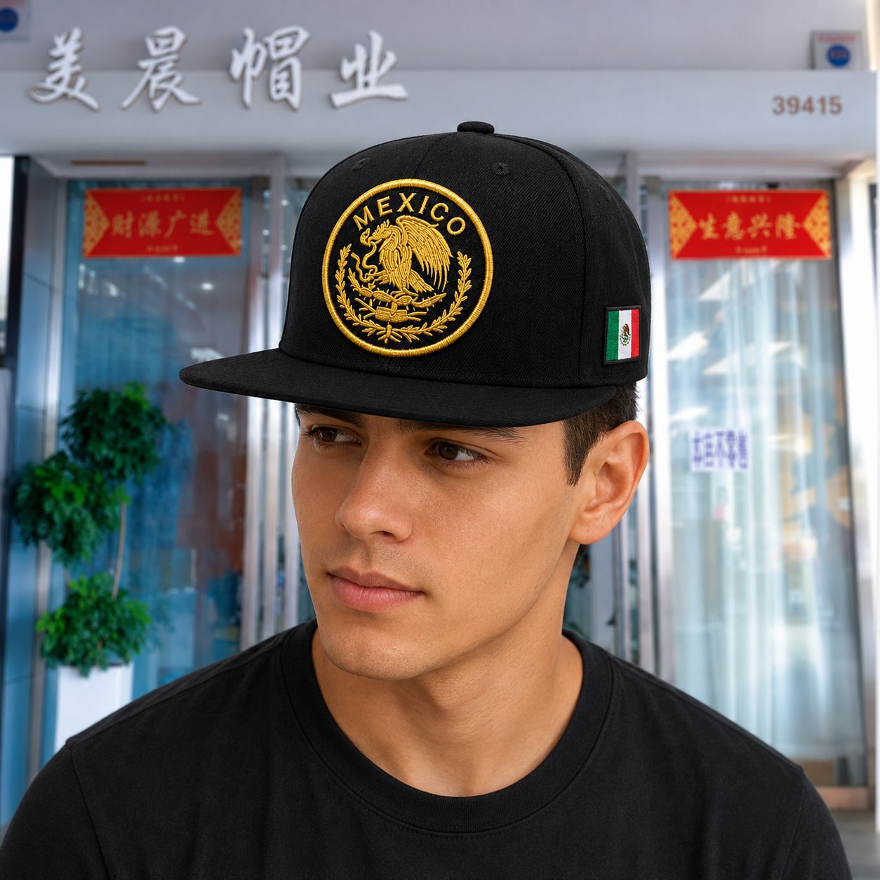 Cross-border custom-made cotton soft-top baseball caps with large headbands to show off face, men's and women's identical embroidered logo custom-made sun hats pic 12