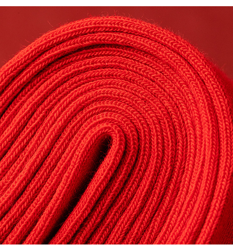 国潮-秋冬新款男女中筒袜本命年红袜子潮流透气吸汗长袜子H31详情11