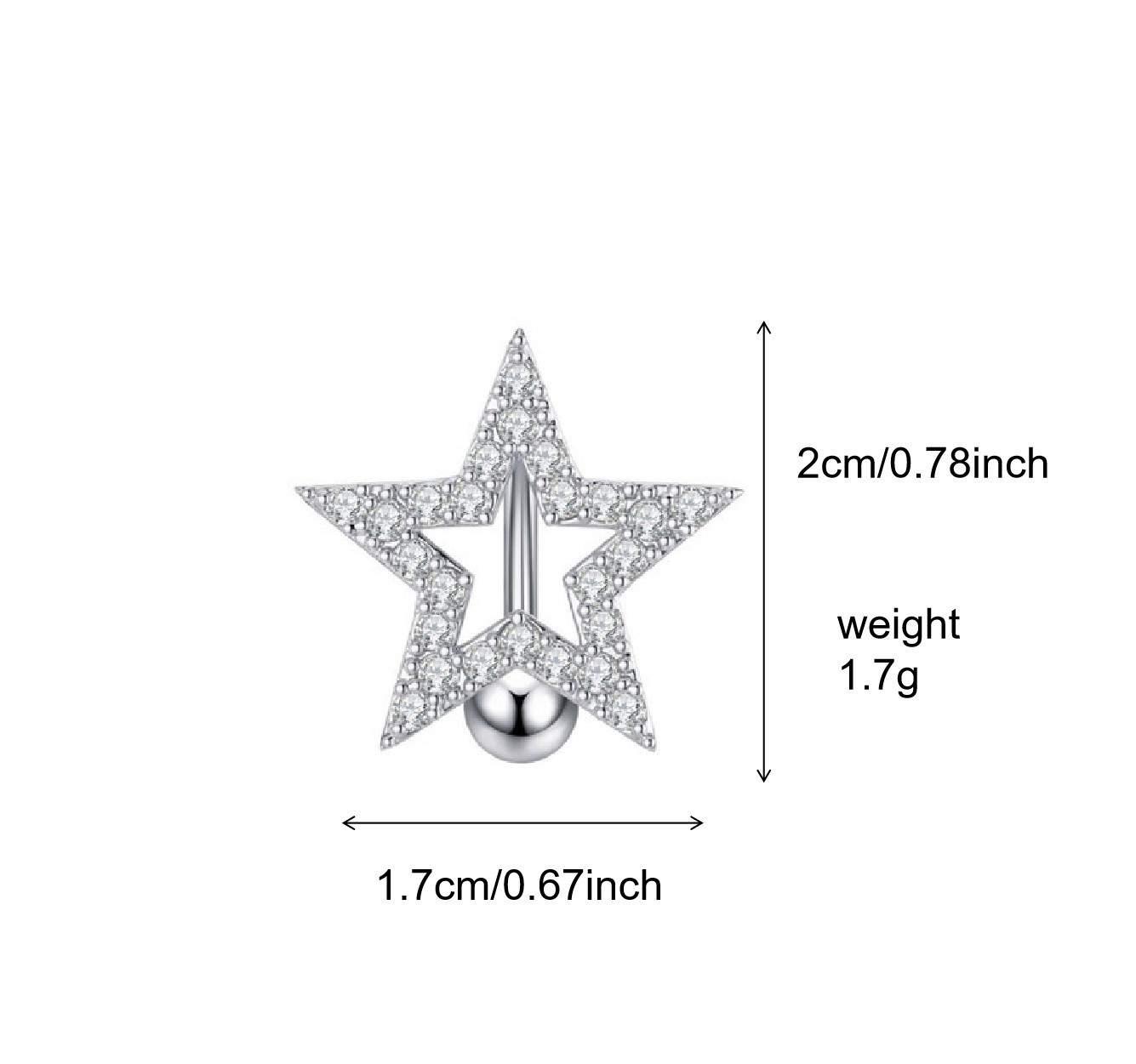 人体穿刺饰品肚脐钉跨境热卖肚脐环欧美经典肚脐扣批发厂家脐钉详情46