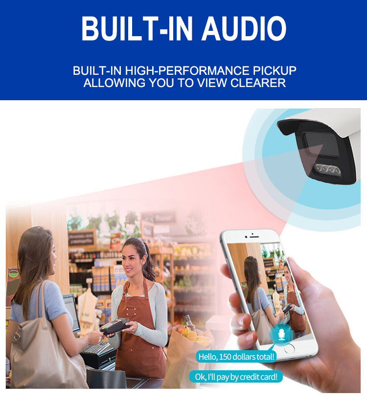 poe监控器监控家用室内室外防水800万高清智能夜视录音网络摄像头详情12